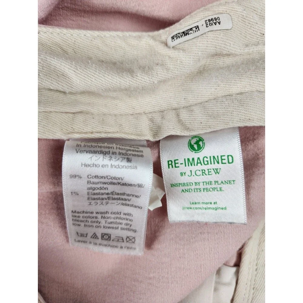 J.Crew 770‎ Chino Pants 38x32 30 31 Mens Pink Straight Leg Stretch Twill Casual